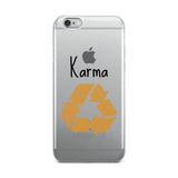 Karma! Line iPhone Case