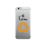 Karma! Line iPhone Case